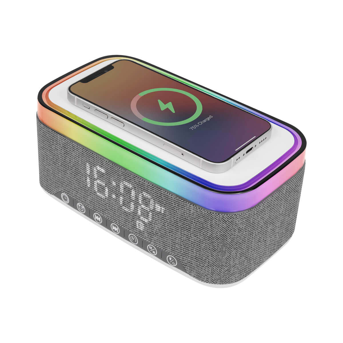 RELOJ-BOCINA MULTIFUNCIONAL CORYN