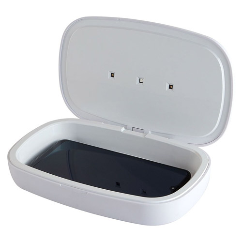 CAJA CON LUZ UV SANITIZADORA NAGOYA