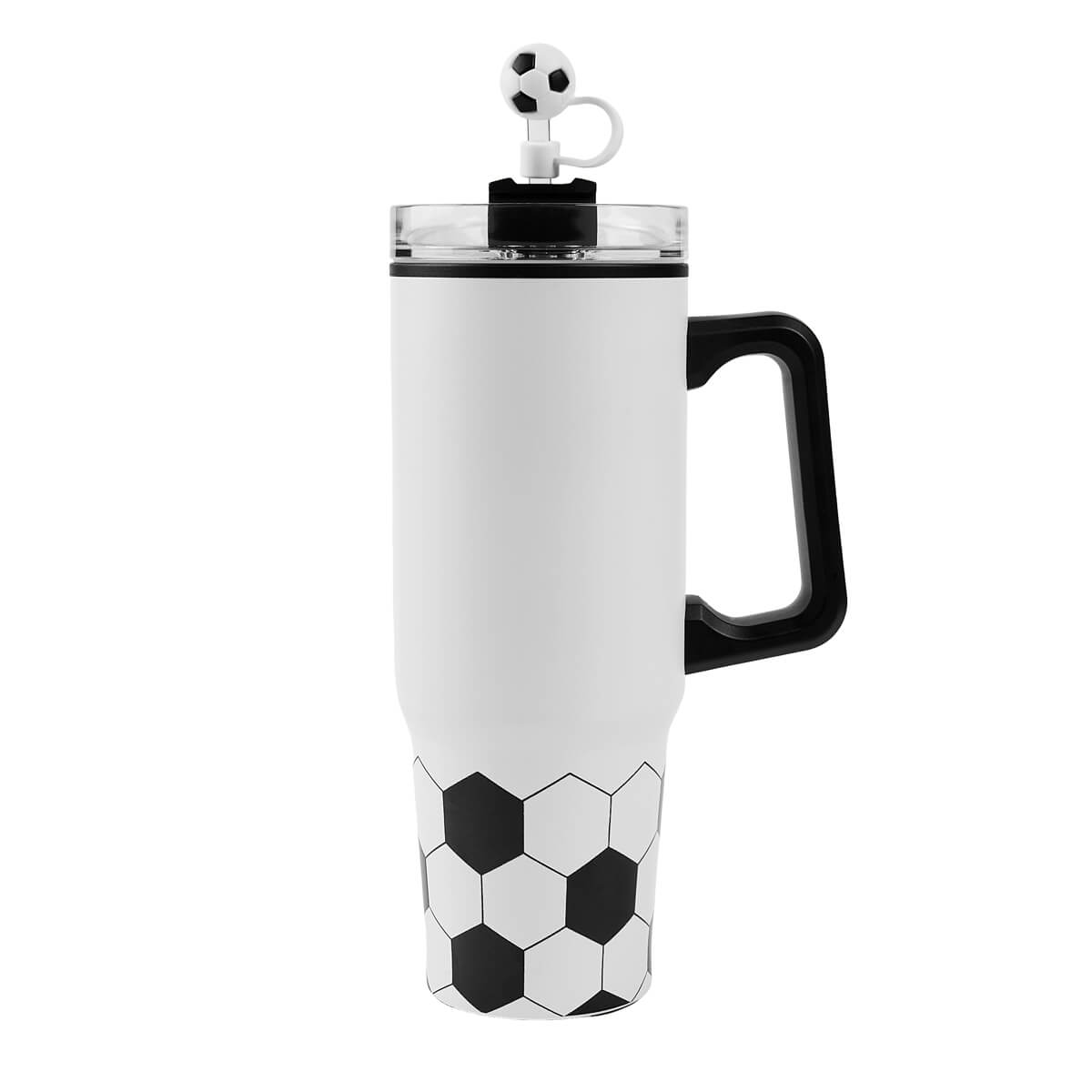 TERMO SOCCER BLANCO Y NEGRO