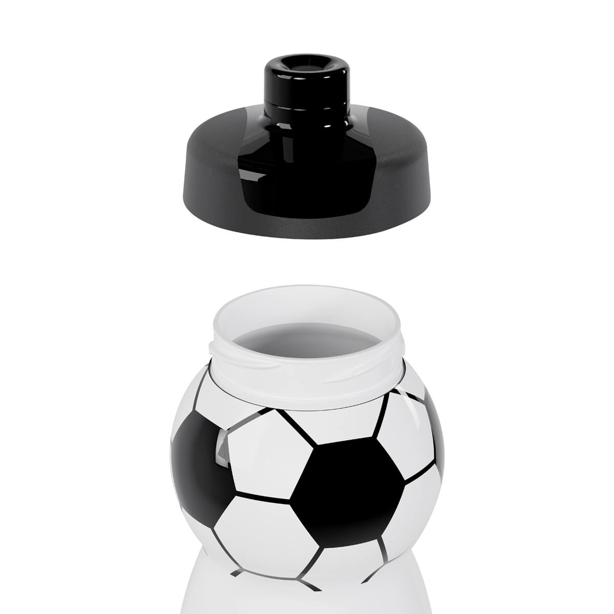 CILINDRO DEPORTIVO SOCCER BLANCO Y NEGRO