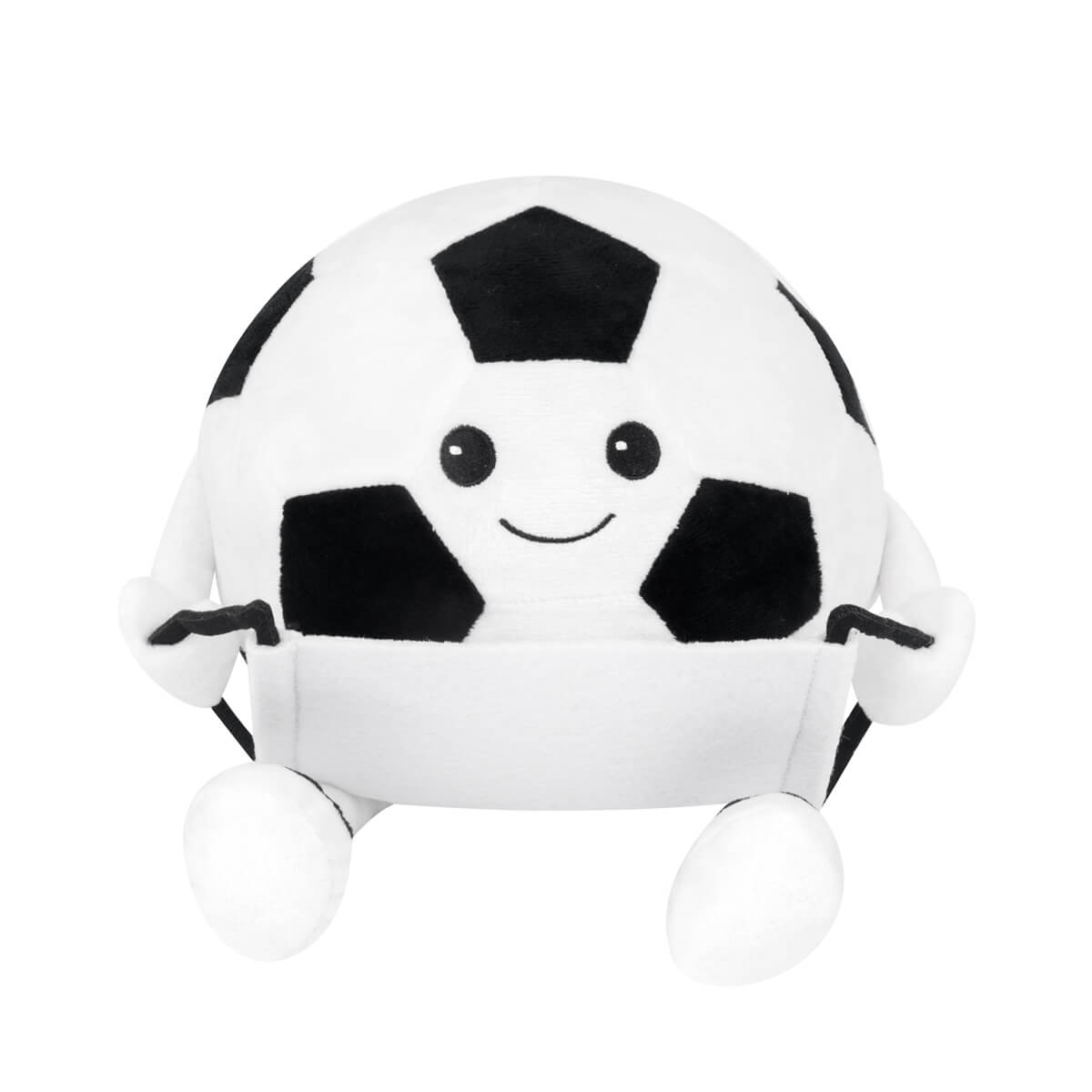 PELUCHE SOCCER BLANCO Y NEGRO