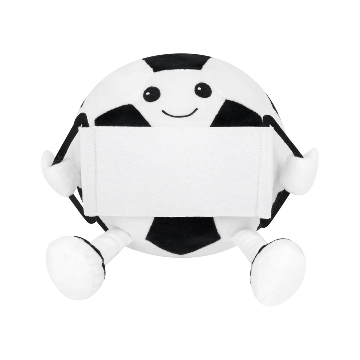 PELUCHE SOCCER BLANCO Y NEGRO