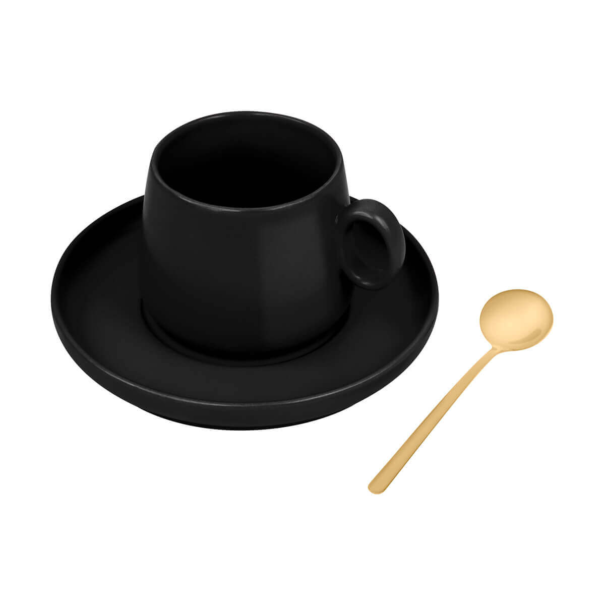 SET DE TAZA ZAPHIR NEGRO